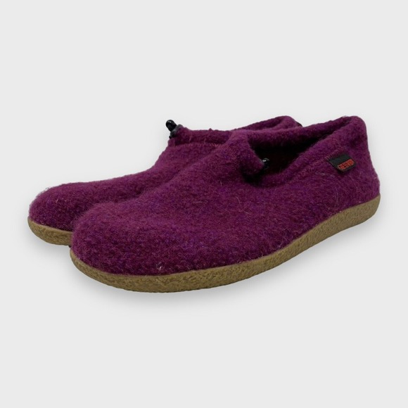 Giesswein Vent Slipper Wool Men's Size EU 42 W11 M9 Purple Ultra Comfort - Picture 1 of 7